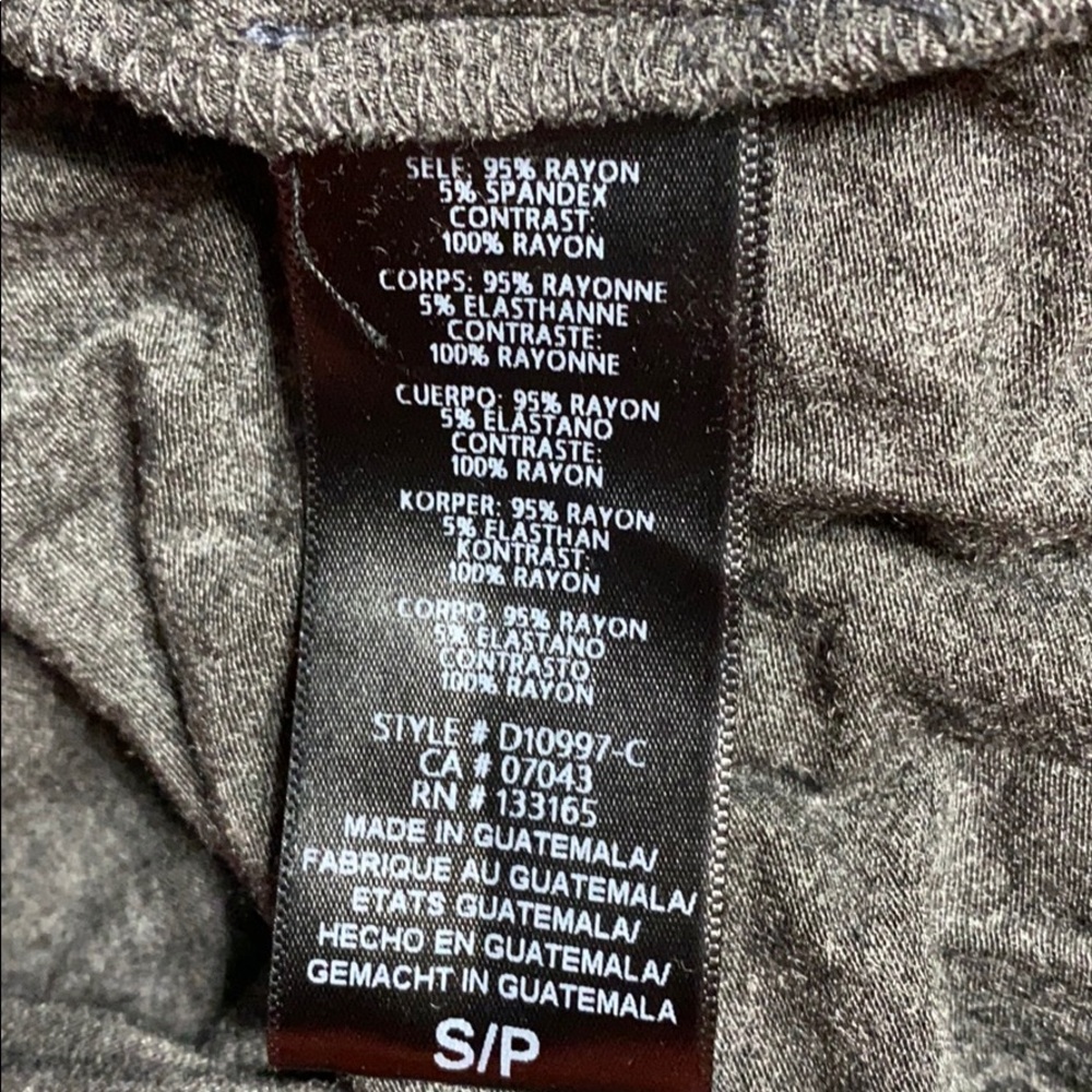 Anthro eri + ali Navy & Grey Top sz S - Picture 6 of 6